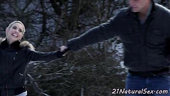 european girlfriend bounces on lovers cock