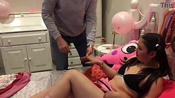 i feel extravagant sensations as petite teen savors monster cock