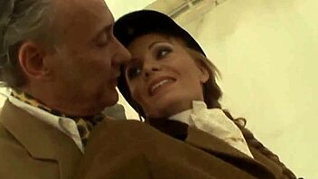 elegant blonde milf says she likes refined fucking in the hippodrome