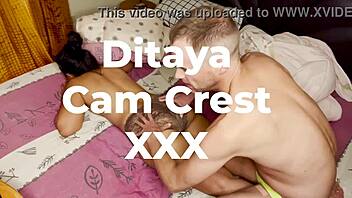 Ditaya Gets A Teasing Massage From Muscular Cam Crest