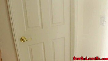 blonde takes stepbrothers massive dick in doggystyle pov