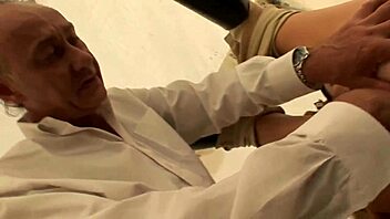 elegant blonde milf says she likes refined fucking in the hippodrome