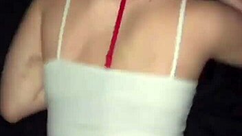 Cute petite girl takes boyfriends dick