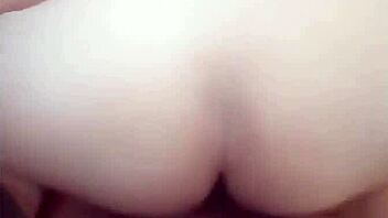 why is the fat milf getting on all fours?