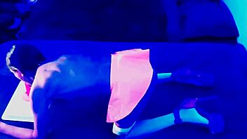 petite shemale natasha rotten intensely fucks her ass with dildo