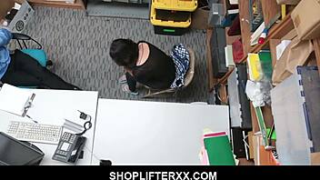 Teen Penelope Reed steals from a store and gets caught by the police officer