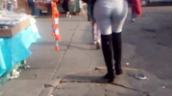 Milf With Big Asses On The Street, Looking So Sexy