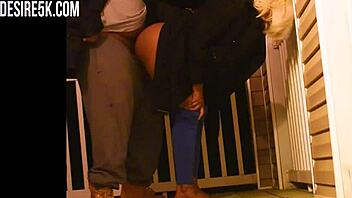 Does This Milf Suck Cock Outdoors at the Bar?