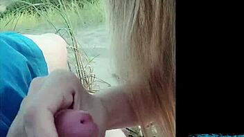 Amateur Latina babe gets naughty on a public beach in Argentina