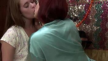 redhead milf tastes her roommate's pussy