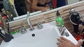 beautiful transsexual fucks boy in bathroom