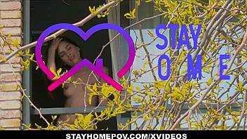 Val Steele's Curvy Perfect Ass Is Bent Over For Hardcore Destruction During Lockdown!