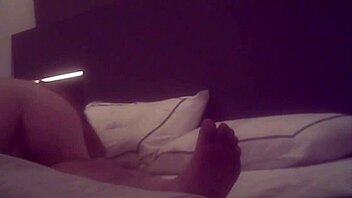 Amateur caught masturbating in hotel room