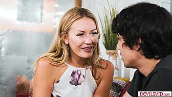 Stepsis Sucks and Rides Stepbro's Massive Cock