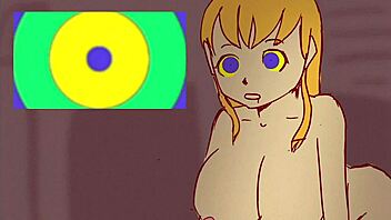 hey, how does this anime girl get hypnotized by coil video streaming?