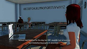 Group assfucking after detention.