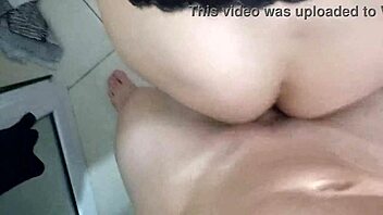 beautiful transsexual fucks boy in bathroom