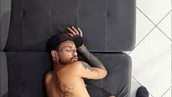 watch victor shawer bend over serbian tattooed guy in sneakers for bareback doggystyle?