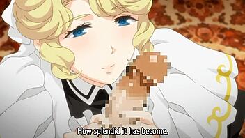 Busty maid gets fucked hard in hentai