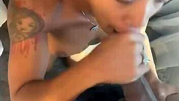 Mena carlisle bends over and fucks that bbc she just met