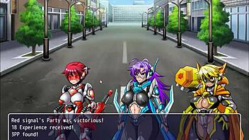 Old-school hentai game features adorable girls and soldiers in sensual encounters