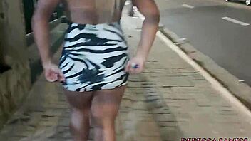 Bibi tsunami and friend get wild on augusta street