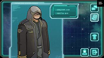 Complete gameplay of Star Channel 34, part 1, featuring anime characters and subtle interactions.