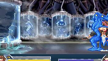 Final Fuck Hentai Game Pornplay Ep 5 Blue Slime Monster Rough Anal Fucking