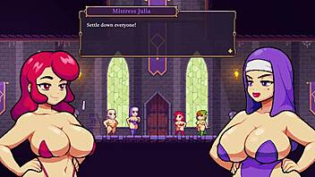 Scarlet Maiden Hentai Game Features Epic Lesbian Boss Fights!