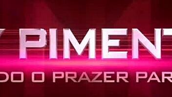 Pimentinha Dany Shows Off Her Big Ass While Masturbating Pussy In Close-Up Detail.