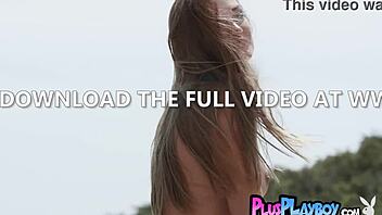 Perfect ass MILF Nicole Fox reveals stunning body in outdoor solo