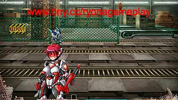 Old-school hentai game features adorable girls and soldiers in sensual encounters