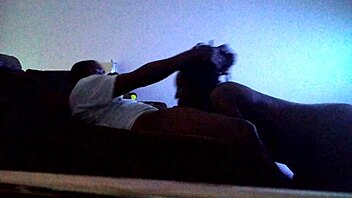 She Sucks His Monster Cock Sloppy Toppy