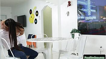 busty milf facesits and fucks her stepson suggestively