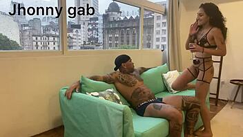 Safira Mel Fucked Hard On Sofa!