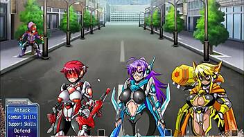 In this RPG hentai, cute heroines say, 'let's have sex with the soldiers!'