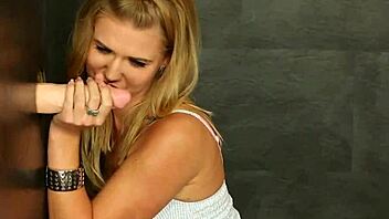 Glam whore drips in bukkake