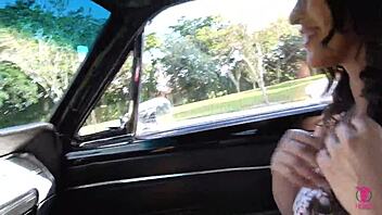 i met this latina babe in the parking lot and we fucked in my mustang 67 😏