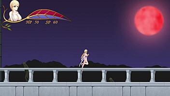 Hgame Unholy Disaster 4: Asian big tits Japanese babe creampied in orgasm sex.