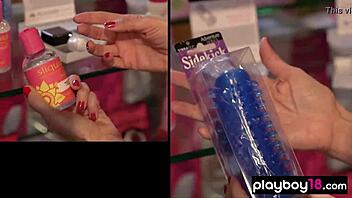 Curious Kate Quigley Learns Blowjob with Toys