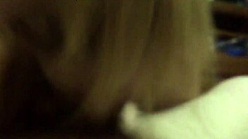 Milf Blonde Babe Records My Sloppy Deepthroat Session