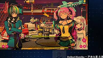 chainsaw girl dohna dohna in bondage blowjob fight