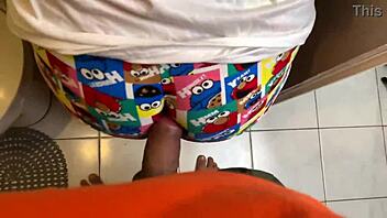 Stepsibling fucks me in the bathroom