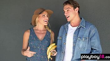 Curious Kate Quigley Learns Blowjob with Toys