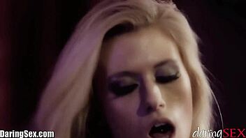 DaringSex Erotic Babe in Stockings Gives Hot Blowjob