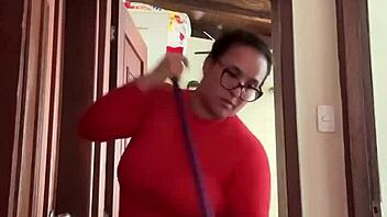 Cute Milf Neighbor Gets Creampie After Masturbation.