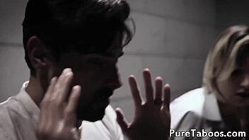 Beautiful babe sucks cock then gets facial