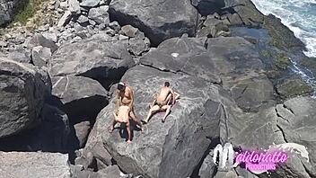 amateurs have gay sex on rio's public beach