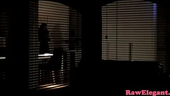 european amateur spooned before anal