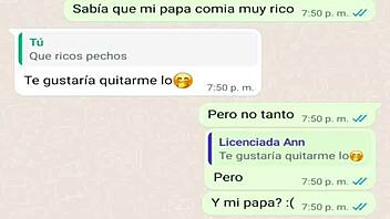 My step-mom shares explicit photos with me over WhatsApp during my father's absence